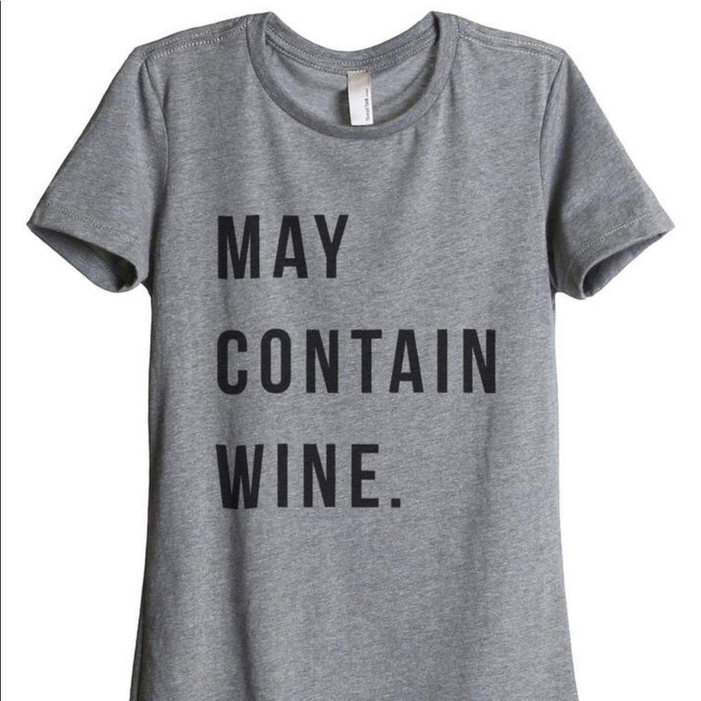Gray graphic tee